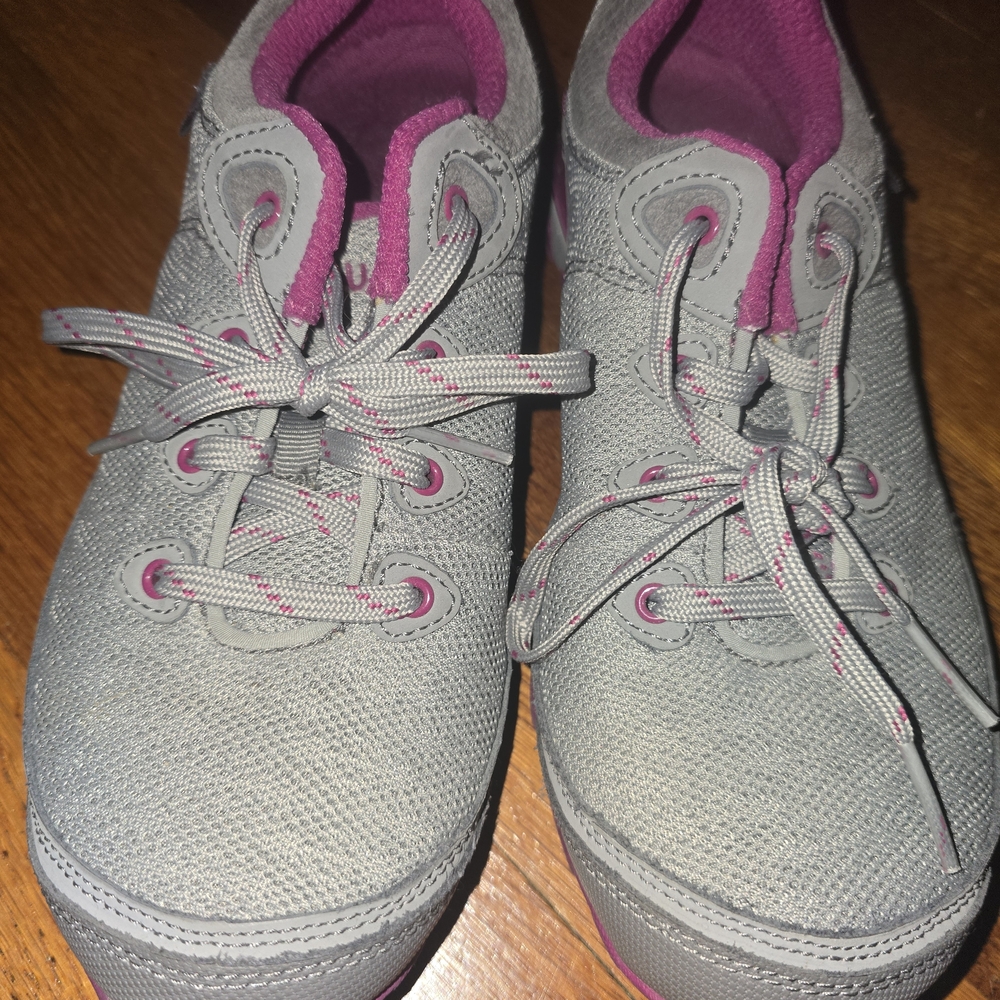 Ahnu Gray and Pink Women's Sneakers